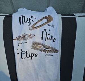 Trendy Hair Clips Graphic Tee